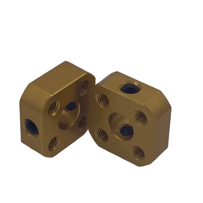 Gold Screw Hub for custom wheels (2 pack)