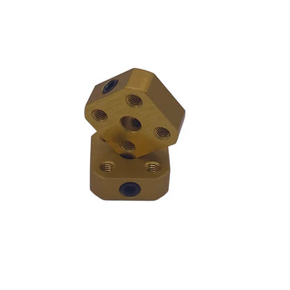 Gold Screw Hub for custom wheels (2 pack)