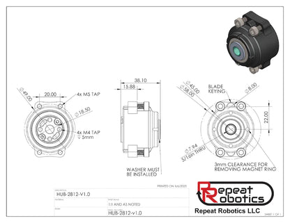 2812 Beetleweight Battle Ready Hubmotor